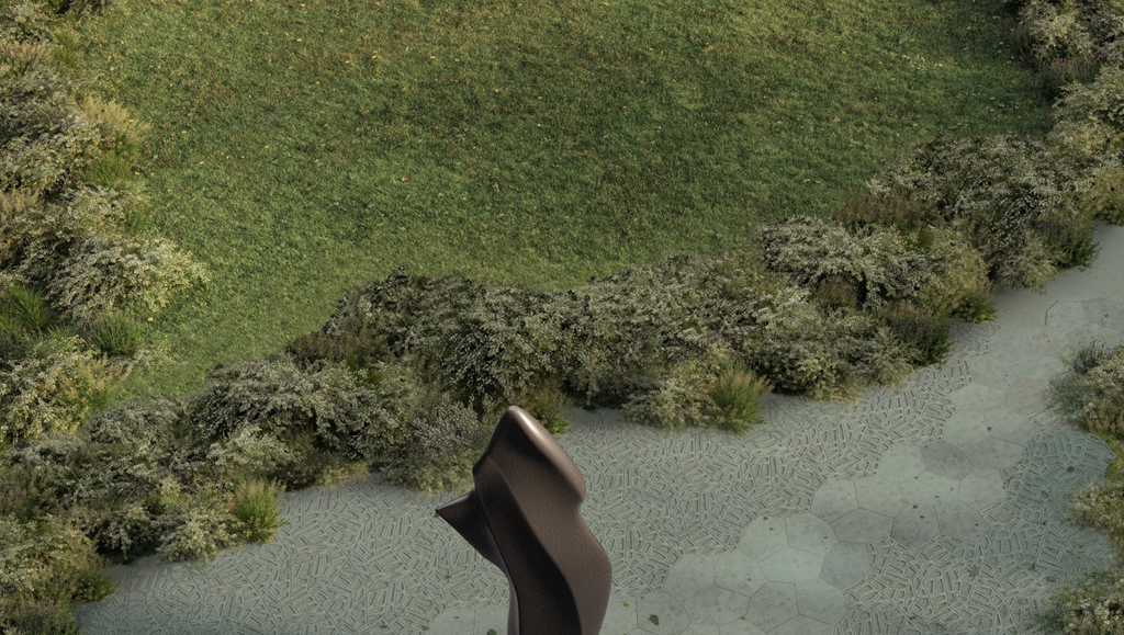 DEER CONCRETE - ORGANIC: CROSSHATCH
