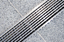 ACO AFVOERKANAAL EUROLINE 100 - LENGTESTAAFROOSTER INOX
