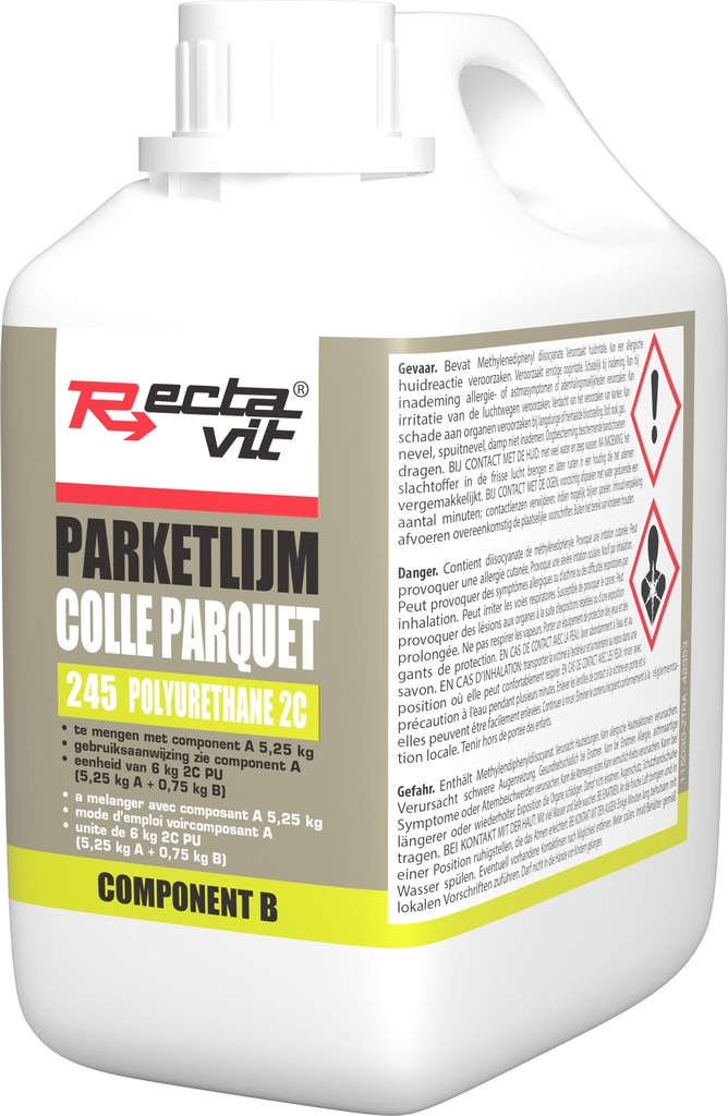 RECTAVIT 245 2C PU - 2-COMPONENTEN PARKETLIJM