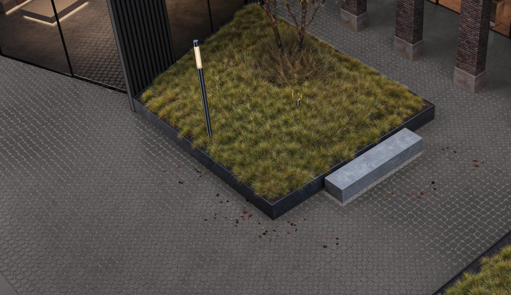 DEER CONCRETE - GRID: COBBLES