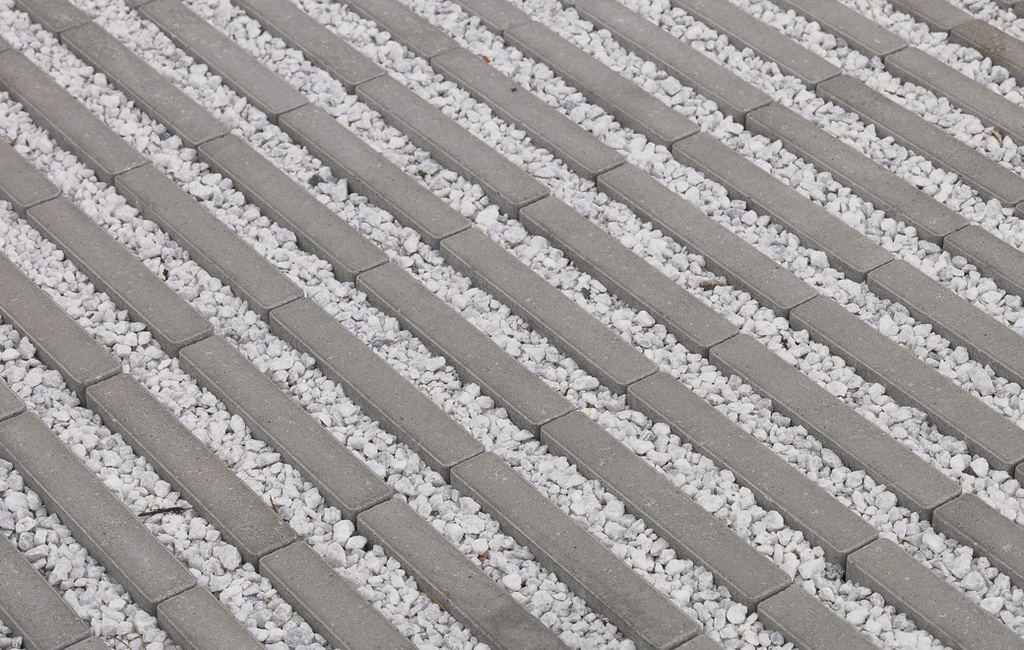 GRASSLINES SMALL GRIJS 25/25//10CM