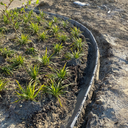 BETON BOORDSTEEN - WIRTZ VERVORMBAAR - 100/20//3-1,5CM GRIJS