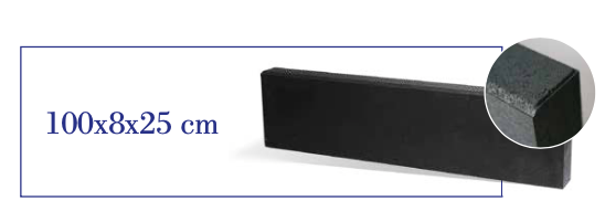 CONTERN - BETON BOORDSTEEN 100/25//8CM NEXION