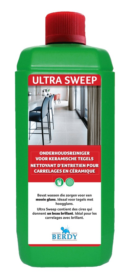 BERDY ULTRA SWEEP - ONDERHOUDSREINIGER VOOR KERAMISCHE TEGELS 1L