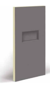 BOUWPLAAT MET GEPREFABRICEERDE NIS (NIS = B 630 x H 330 x D 90 mm)