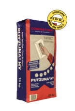 PTB PUTZUNA HY 25KG (BINNEN/BUITEN) - droge, gebruiksklare pleister op cementbasis met grote waterdichtheid
