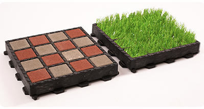 KUNSTSTOF ECOGRID - GRAS/KLINKER