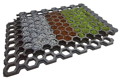 KUNSTSTOF STABILITSATIEPLAAT GEODAL FARM (GRAS/GRIND/ZAND)