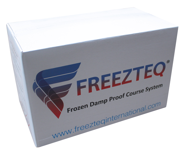 PTB - FREEZTEQ - BEVROREN CHEMISCH DAMPDICHT SYSTEEM - TEGEN OPSTIJGEND VOCHT 250 PATR. (+-100 PATR. / 3 LM)