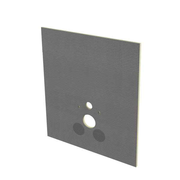 BOUWPLAAT HANGTOILET (SANBLOC) 120/120//2CM