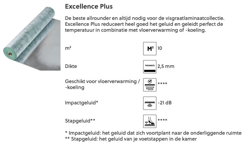 LAMINAAT - BA ONDERVLOER (EXCELLENCE PLUS)