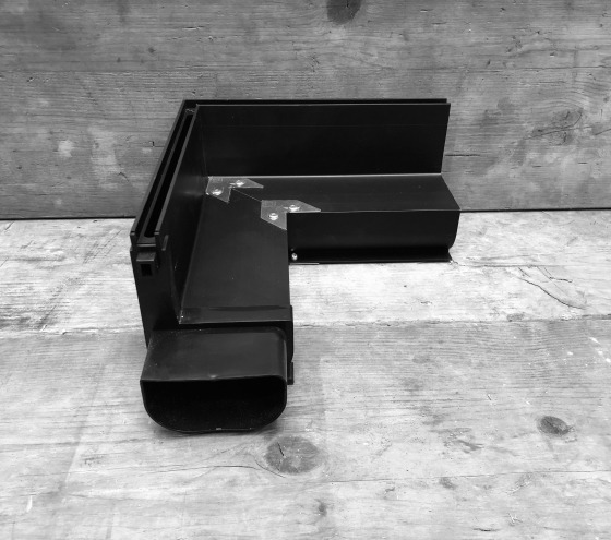 FASTDRAIN AFVOERKANAAL ALU BLACK - ACCESSOIRES