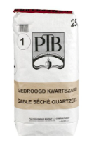 PTB SABLE DE QUARTZ SÉCHÉ TYPE 2 25KG (ZWART)