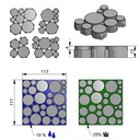 TEGEL WATERDOORLATEND - AVIENA CIRCLE CLASSIC
113/117//12CM