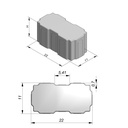 KLINKER WATERPASSEREND - HALTER CLASSIC
22/11CM
