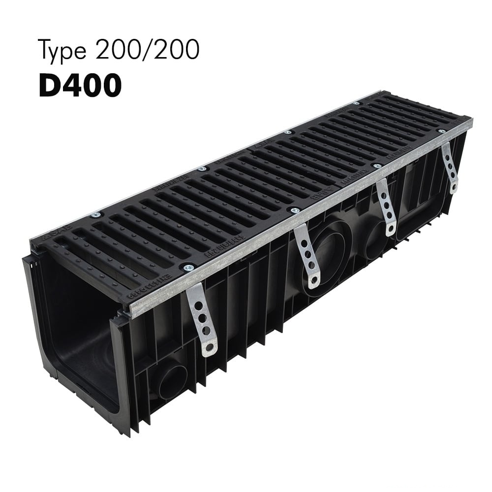 AFVOERKANAAL PRO - TYPE 200/200  