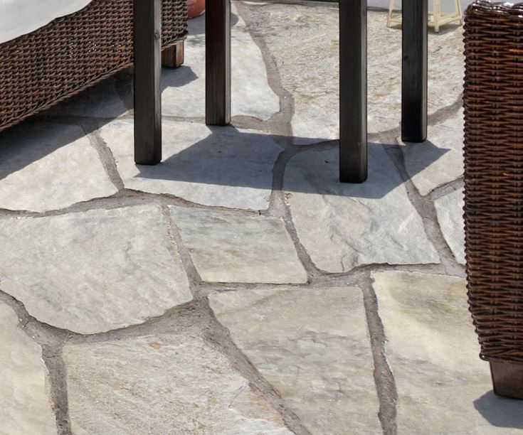 LUZERN - FLAGSTONES 2,5-3CM BIANCO 