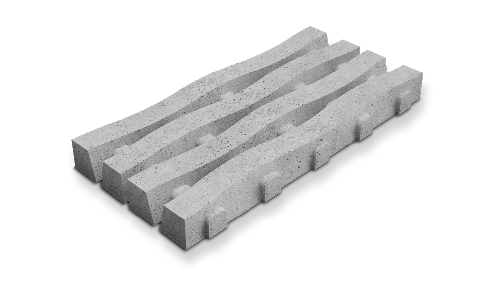 DEER CONCRETE - GRID: BEACH (BE1 BEACH STANDARD, GREEN)