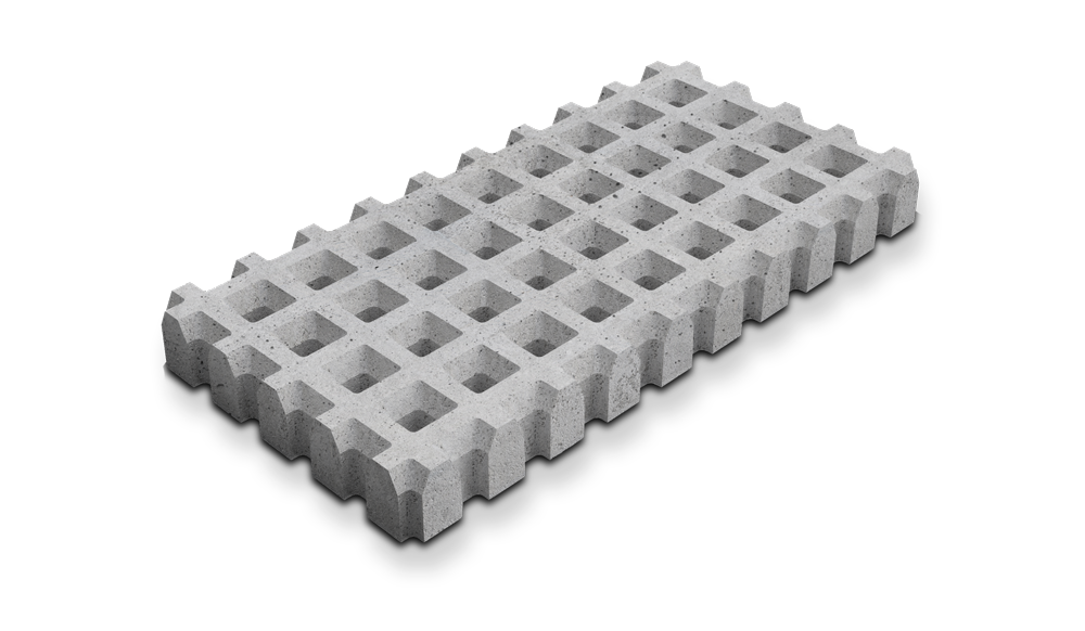 DEER CONCRETE - GRID: BRUTAL (B1 BRUTAL STANDARD, GREEN)