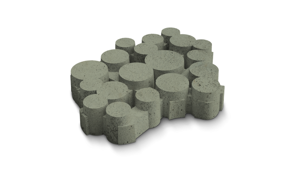 DEER CONCRETE - ORGANIC: LILY (LI-S LILY SMALL, GREEN)