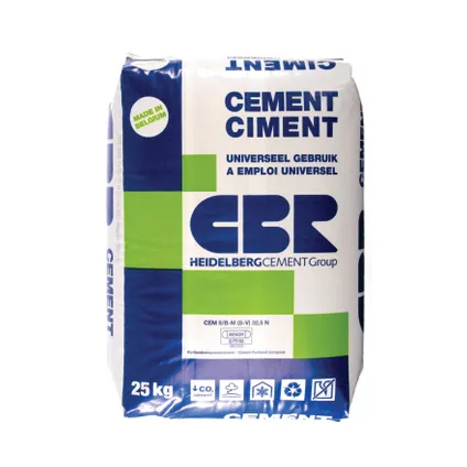 CEMENT II/B-M 32,5N (LICHT) - PLASTIC 25KG