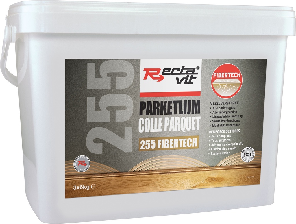 RECTAVIT FIBERTECH 255 - PARKETLIJM 18 KG 