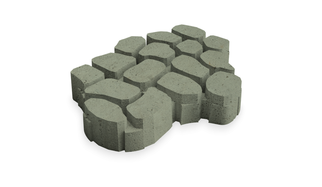DEER CONCRETE - ORGANIC: COBBLES (CO-S COBBLES SMALL, GREEN)