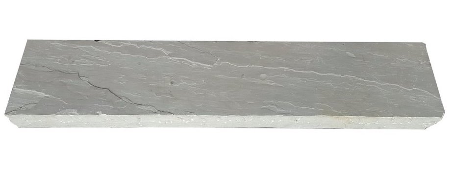 KANDLA GREY BORDURE 100/25//5-7CM - SURFACE NATURELLE, BORDS CLIVÉS