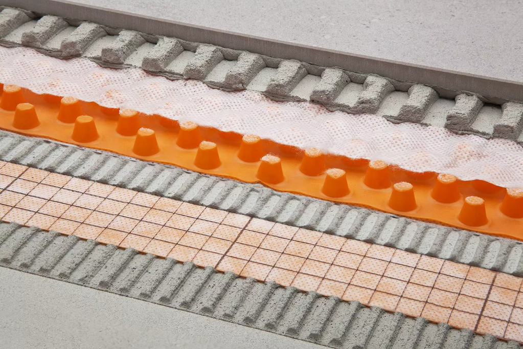 DITRA DRAIN 8 (12,5M² PER ROL) - DIKTE 10MM