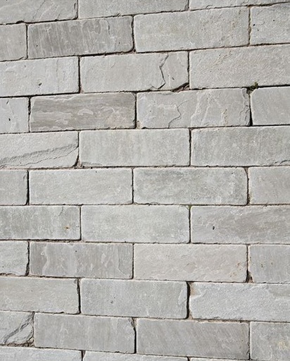 KANDLA GREY KLINKER - GEZAAGDE KANTEN & GETROMMELD 24/8//5CM