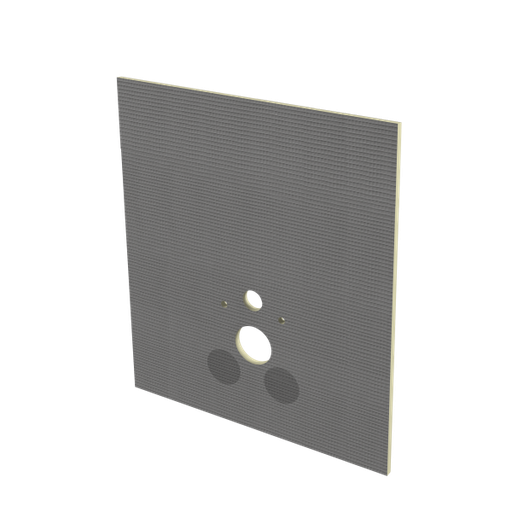 BOUWPLAAT HANGTOILET (SANBLOC) 120/120//2CM