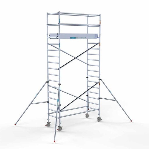 HUUR ROLSTEIGER WERKHOOGTE 6M (Incl. 4 steunpoten)